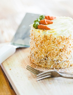 A carrot cake